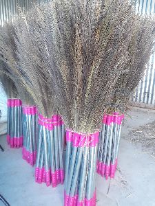 Steel Handle Grass Broom