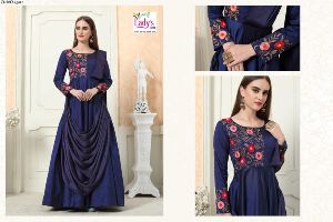 Dark Blue Eidy Gown