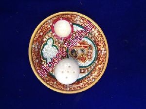 Handicraft Marble Pooja Thali