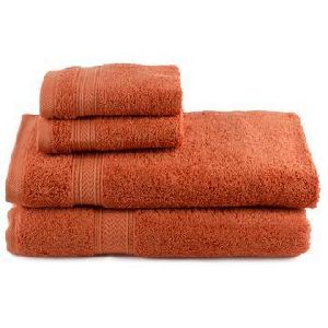 Orange Cotton Towel Set