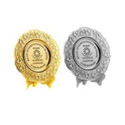Brass Golden Award Shield