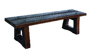 Wooden Texture Stool Bench