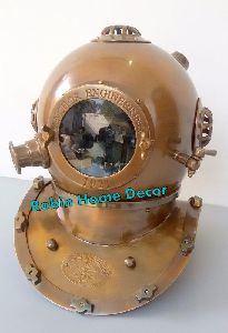 Brass Antique Divers Diving Helmet