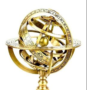 Brass Armillary Astrolabe Inclinometer