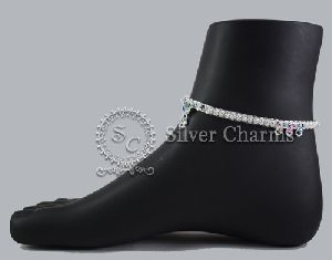 Designer Silver Anklets