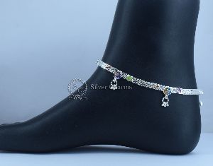 Designer Silver Anklets For girls