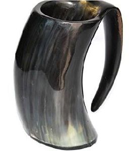 Antique Drinking Horn Mug
