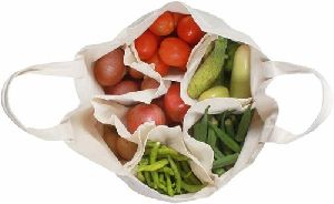 Handled vegetable cotton Bags