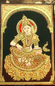 Tanjore Gaja Lakshmi Painting