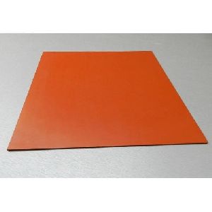 Orange Silicone Rubber Sheet