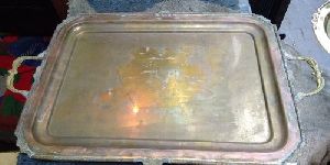 Antique Brass Serving Tray