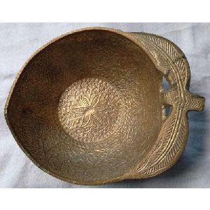 Apple Shaped Brass Bowl