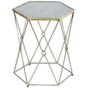 Hexagonal Iron Table