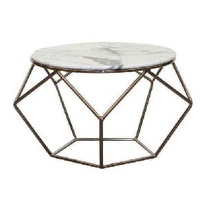 Marble Top Iron Modern Table