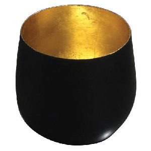 Round Iron T-Light Pot
