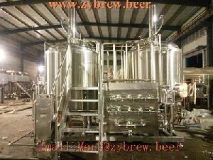 Gas fired brewhouse