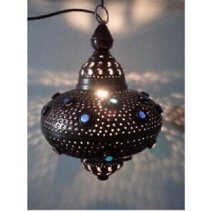 Iron Brown Moraccan Lamp