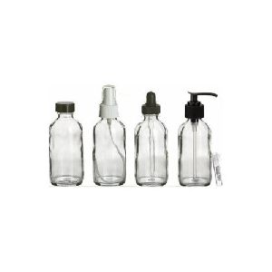 White Spray Glass Bottles