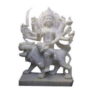 24 Inch Marble Durga Maa Statue