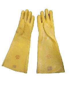 Unisex Check PVC Gloves