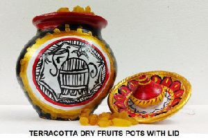 dryFruitspots / ColorfulDiwaliGifts / HandmadeTerracottaPot