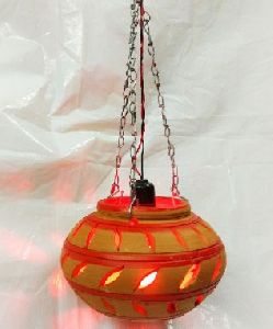 diwali decoration handmade terracotta hanging light