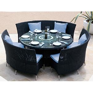 Cafe Round Dining Table Set