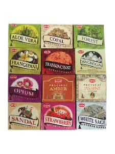 HEM 12 ASSORTED BOXES OF INCENSE CONES