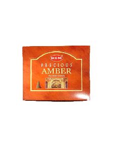 Hem Precious Amber Incense Cones