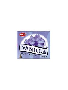 Hem Vanilla Incense Cones- 12 Boxes