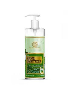 Khadi Natural Aloe Vera & Lemon Hand Sanitizer (70% alcohol gel formulation), 500ml