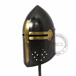 Medieval Sugarloaf Armor Helmet