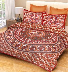 Jaipuri Print Bed Sheet