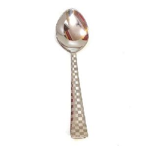 Stainless Steel Checkered Spoon