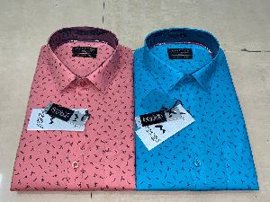 Men Regular Fit Floral Print Shirt 8600.8