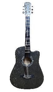 Belear Spruce wood Acoustic Guitar Black burst