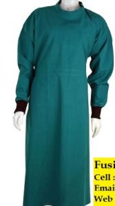 Full Sleeve Cotton Surgical Linen Gown, For Hospital, Medical, Size : XL, XXL