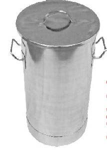Stainless Steel Clamp Lid Canister