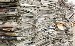 news paper scrap