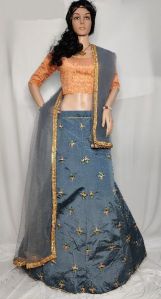 SOFT NET TAFFETA SILK Lehenga Choli, Gender : FEMALE