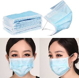 Face Mask 3 Ply Blue Disposable Surgical Mask Pack 100 peace
