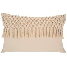 Macrame Lumbar Cushion