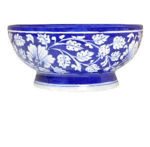 Jaipuri Blue Pottery Bowl