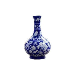 Jaipuri Blue Pottery Vase