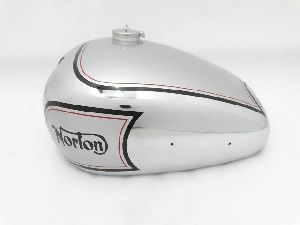 Norton ES2 Silver Paint Chrome Petrol Tank