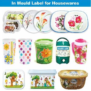 Houseware In Mould Label