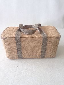 JUTE COOLER BAG..