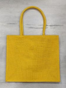 YELLOW JUTE BAG