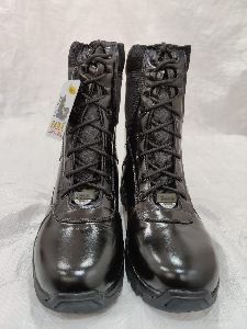 Leather Commando Boots