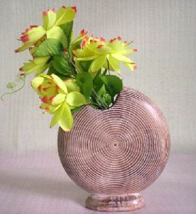 wooden vases